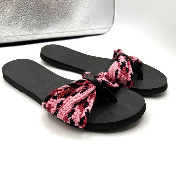 Havaianas You St. Tropez Mesh Flip Flop Sandal Size 9/10 - Picture 1 of 7